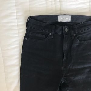 Everlane Kick Crop Black Denim